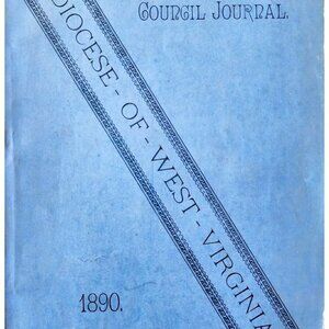 1890 Diocese West Virginia 13th Council St John's Church Journal Victorian E96